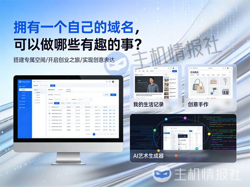 拥有一个自己的域名，可以做哪些有趣的事？