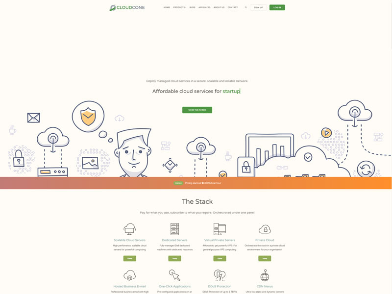 CloudCone：$9.99/年-单核/1GB/50GB/1TB@1Gbps/洛杉矶机房