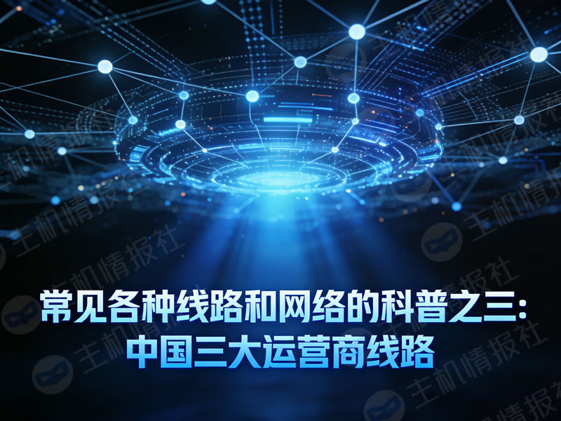 常见各种线路和网络的科普之三：中国三大运营商线路