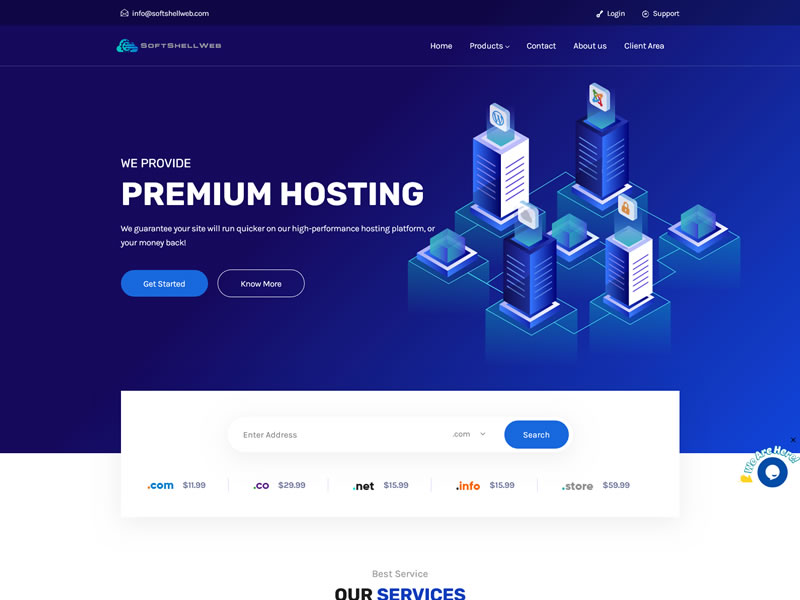 SoftShellWeb：台湾VPS年付24.95美元起-单核/2GB/20GB SSD/125GB@1Gbps带宽